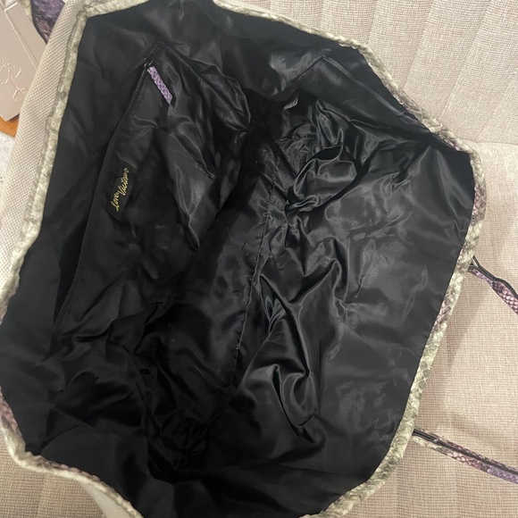 Victorias Secret Tote Weekender Bag - Purple python - Picture 3 of 3